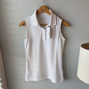 Vineyard Vines NWT Perforated Pique Performance Sleeveless Polo